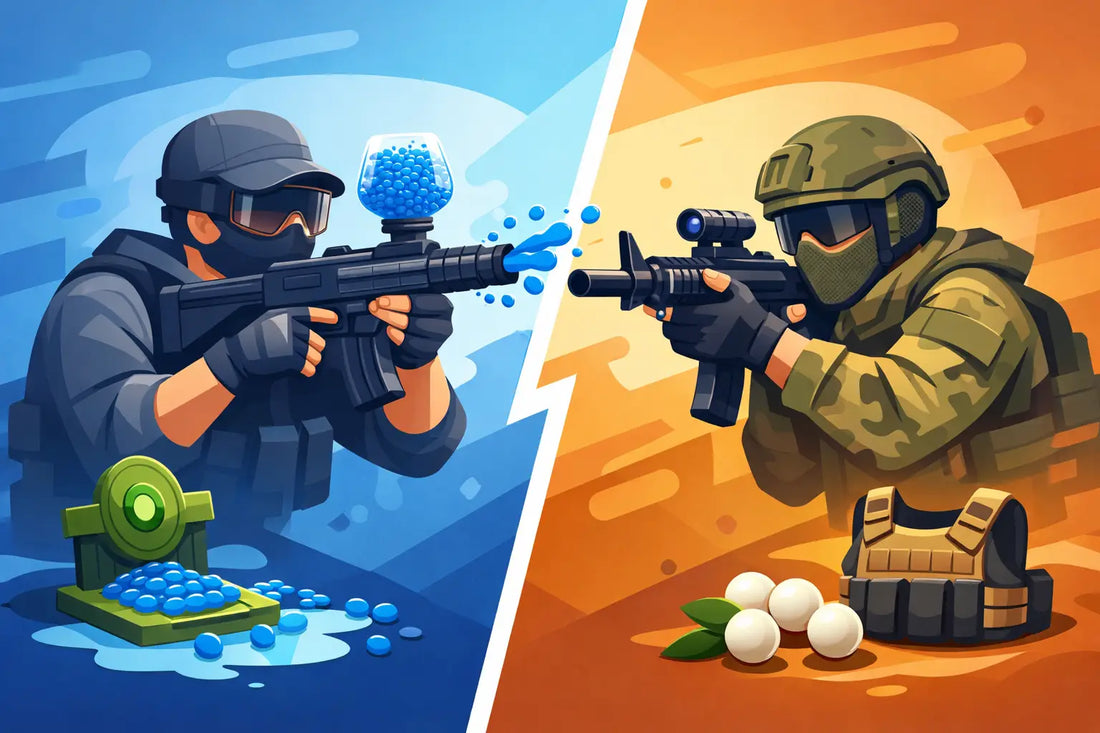 Gel blaster vs airsoft, quel jeu choisir ?