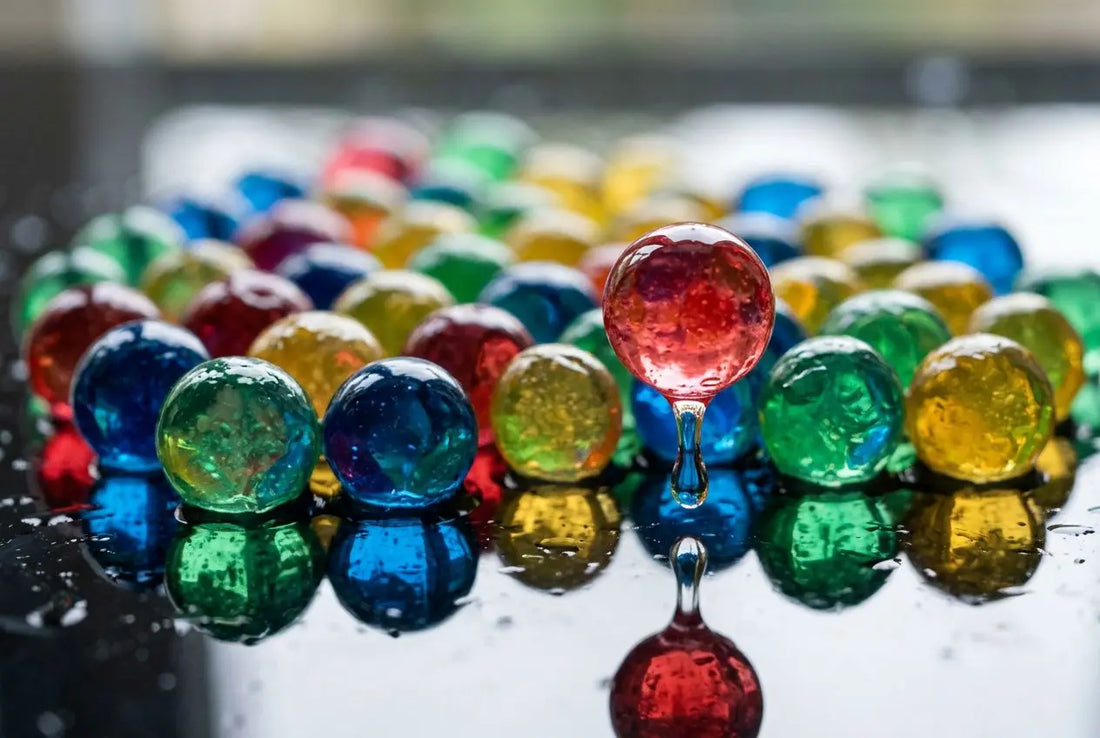 Composition des projectiles d'un gel blaster expliquée